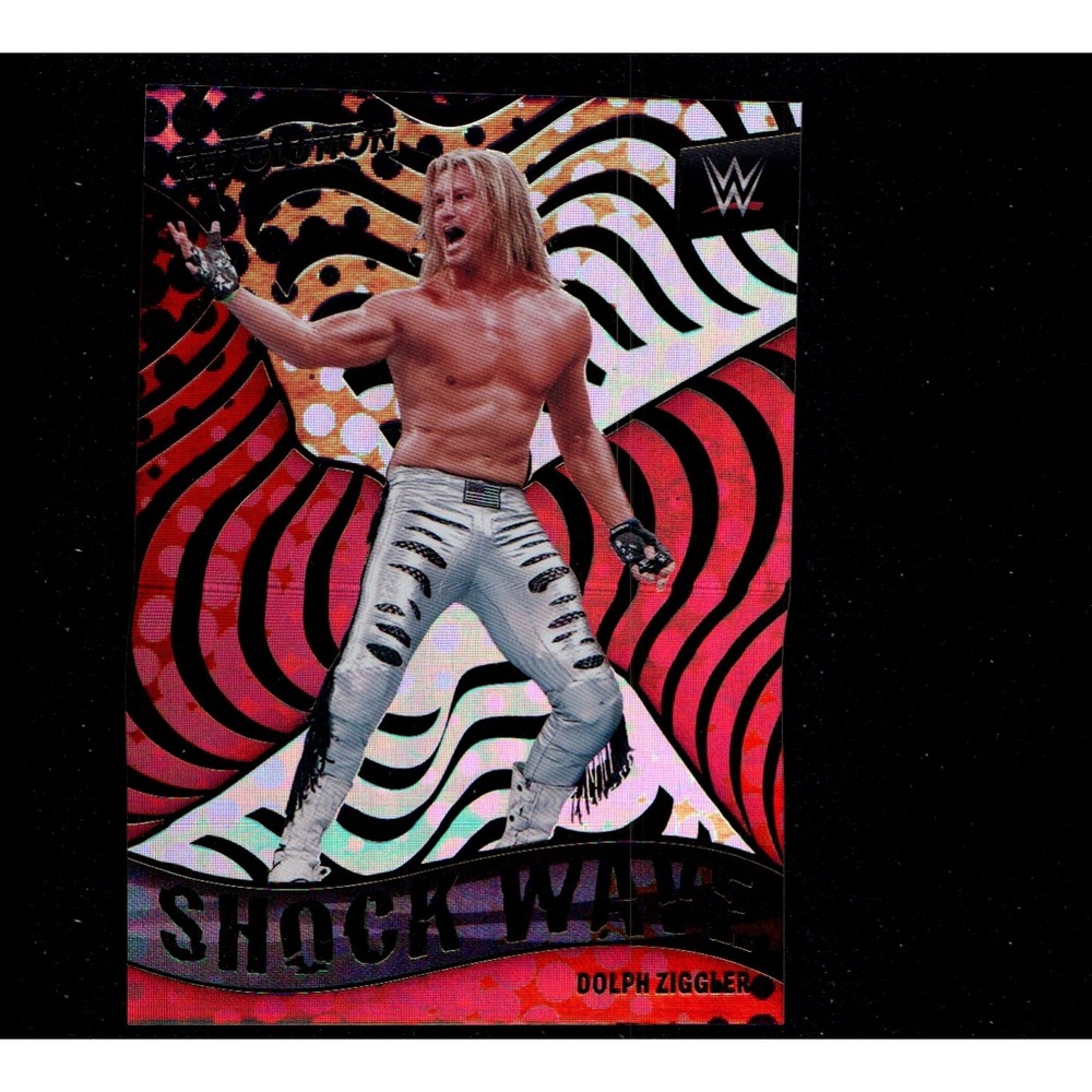 2022 Revolution WWE Dolph Ziggler Shock Wave Insert Raw #23